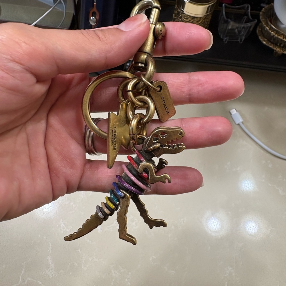 Coach Rexy Keychain
